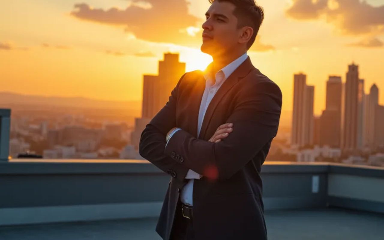 Thoughtful young man, thinking about his financial health