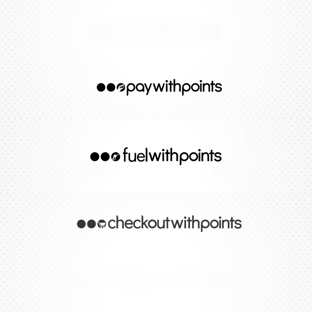 Pay with points; Fuel with points; Checkout with points